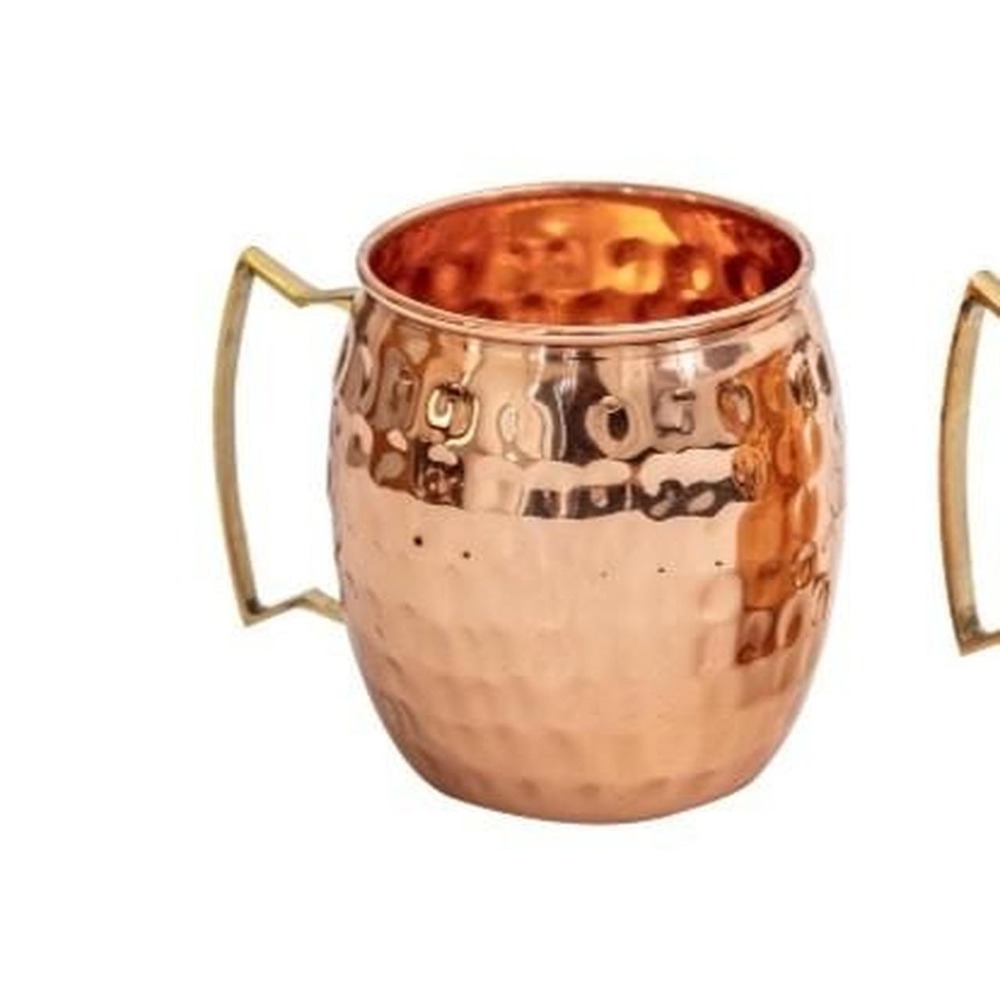 Copper Drinking Cup Tumbler Beer Mug Moscow 300 ml - Ayurveda Health Yoga Health